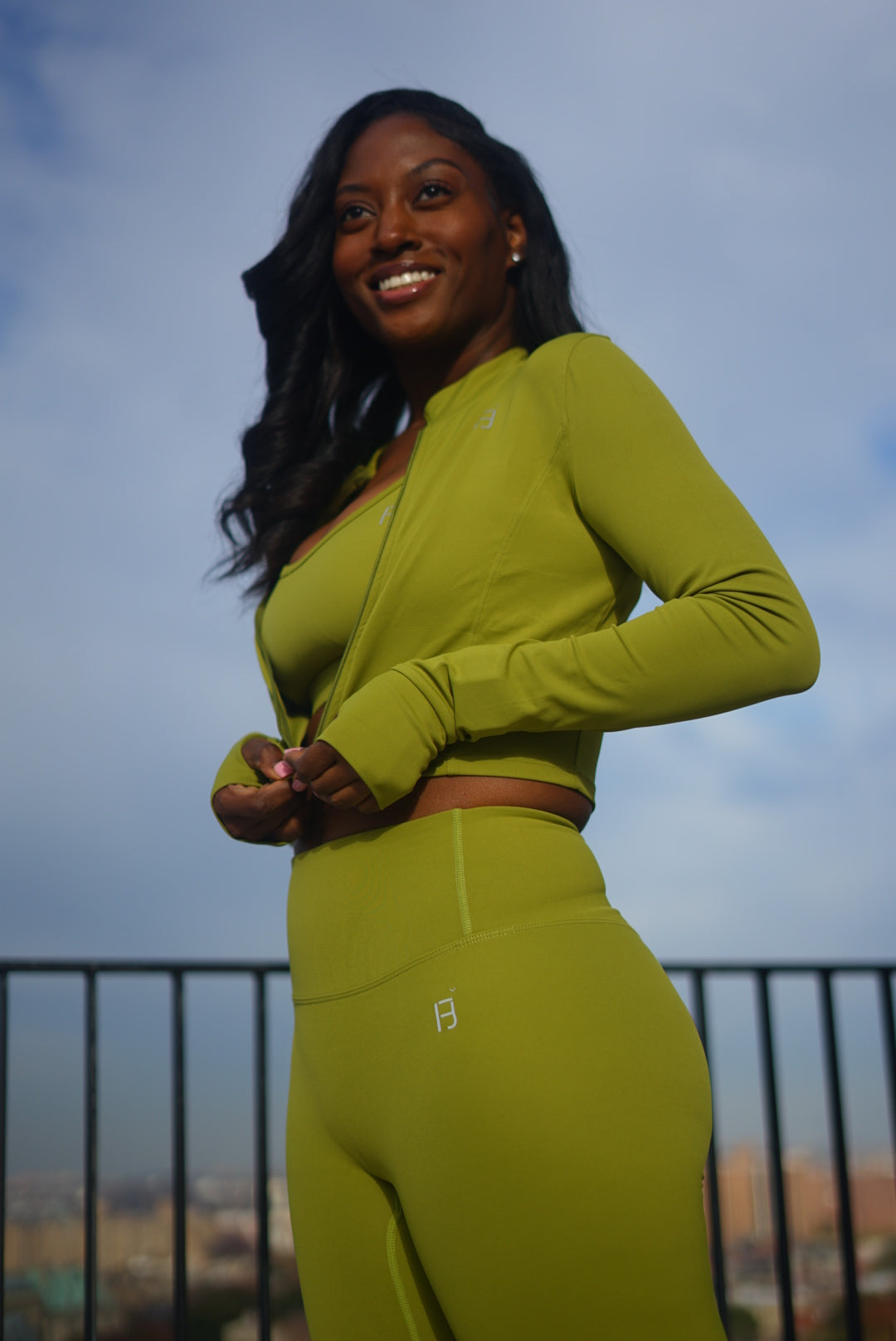 MATCHA GREEN WORKOUT LEGGINGS