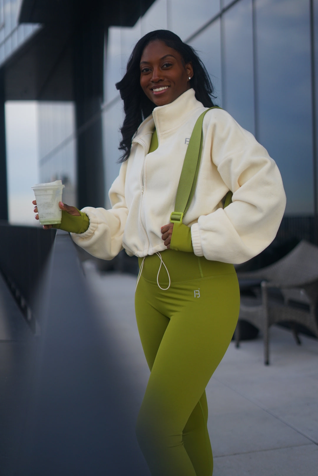 MATCHA GREEN WORKOUT LEGGINGS